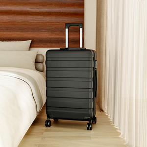 Hardshell Wheeled Luggage Trolley Suitcase by Livingandhome