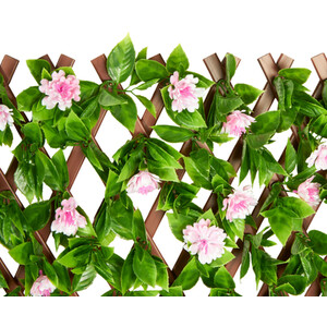 Expanding Artificial Foliage Screening - Cherry Blossom