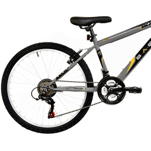 Basis Bolt Boys Hardtail Mountain Bike, 24-inch Wheel - Grey & Orange by Basis