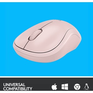 Logitech Wireless Optical Mouse - Multicoloured / Rose by Logitech