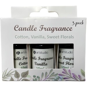 Pack of 3 Fragrances for Candles by Art Studio