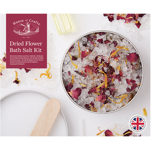 House of Crafts Dried Flower Bath Salt Kit - Multiple Colours by House of Crafts