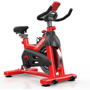 FIT4YOU Exercise Bike Fitness - Red and Black by FIT4YOU