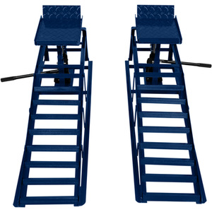 Hydraulic Car Ramps - 3 Tonne - Blue by T-Mech