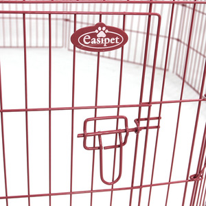 Metal Pet Playpen in Pink - Pink / 76cm by Actiaspet