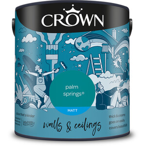 Crown Matt Emulsion - Palm Springs / 2.5l by Crown Paints