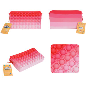 Silicone Popper Pencil Case - Blue by i-doodle