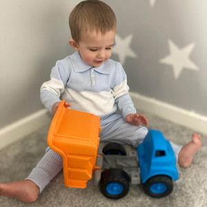 Dump Truck - Blue and Orange by Green Toys
