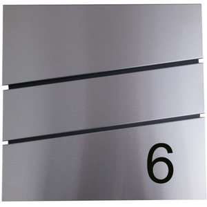 The Statement No1 - 6 by The house nameplate company