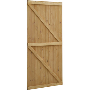 Garden Wooden Gate with Latch - Natural by Garden Sanctuary