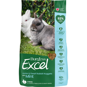 Burgess Excel Junior and Dwarf Rabbit Nuggets by Burgess