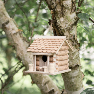 Garden Wild Bird House - Brown by Garden Mile