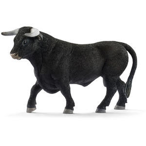 SCHLEICH Farm World Black Bull Toy Figure - Black by SCHLEICH