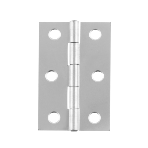 Steel Butt Hinge - Silver / 8cm / Steel / Zinc Plated by Hiatt