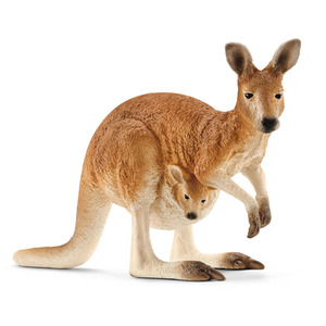SCHLEICH Wild Life Kangaroo Toy Figure - Black by SCHLEICH