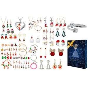 Christmas Swarovski LOVE Ring Jewellery 24-Day Calendar - White