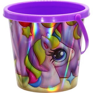 3D Unicorn Design Bucket - Multicolour