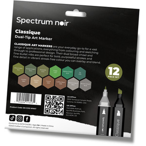 Spectrum Noir Classique 12 Pack - Woodland Nature by Spectrum Noir