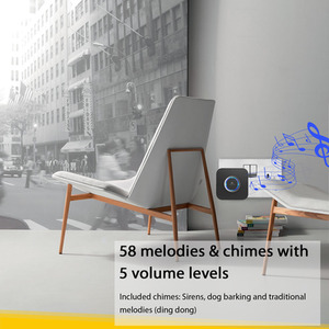 Mydome Wireless Driveway Alarm Kit Home Security Garden Alarm - Midnight Black / Double by mydome