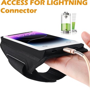 Running Armband Phone Holder Pocket - Black