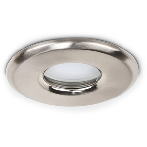 Downlight IP65 6 Pack Silver Bathroom Recessed Ceiling Downlight - Silver by ValueLights