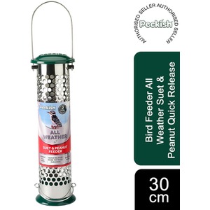 Peckish Bird Feeder All Weather Suet and Peanut Quick Release - Buy 1 by Peckish