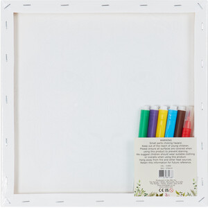 Art Studio Colour Your Own Mandala Canvas by Art Studio
