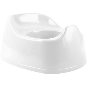 White Plastic Potty Portable Toddler Toilet Training Seat - White by RSW