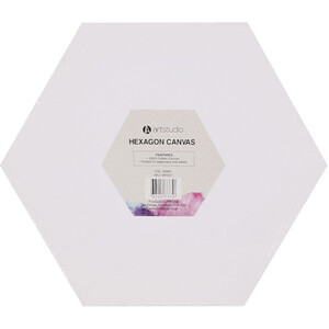 Art Studio Hexagon Canvas by Art Studio