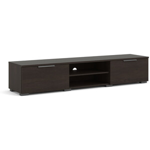 Match 2-Drawer 2-Shelf TV Unit - Black