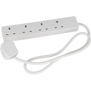 1M 4 Gang Extension Lead