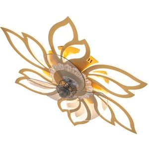 Petal-Shaped Ceiling Fan Light by Livingandhome