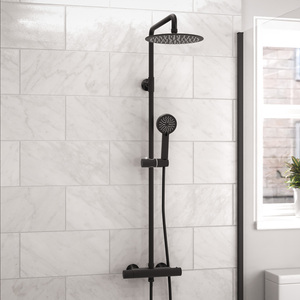 Nes Home Round Exposed Thermostatic Mixer Shower Set by Nes Home