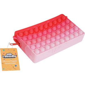 Silicone Popper Pencil Case - Blue by i-doodle