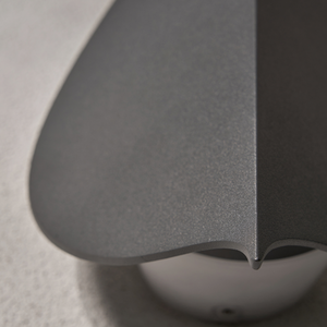 9W LED 4000k (Cool White) Leaf Style Wall Light IP65 - Anthracite by Zink