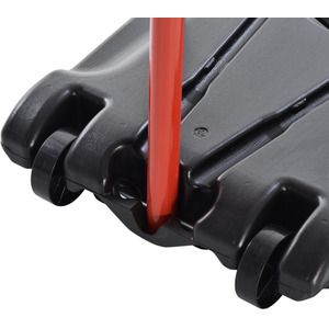 HOMCOM 200-250cm Height Adjustable Basketball Hoop - Black by HOMCOM