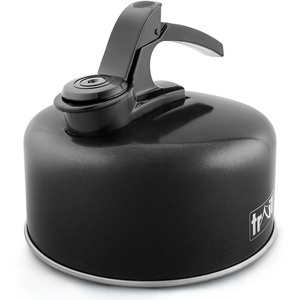Lightweight Whistling Camping Kettle - Black / 18cm by Trail