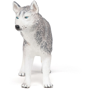 PAPO Dog and Cat Companions Siberian Husky Toy Figure - 54035 - Grey by PAPO