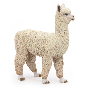 PAPO Wild Animal Kingdom Alpaca Toy Figure - White by PAPO