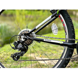 Basis Connect Adult's Hardtail MTB, 26In - Black/Green by Basis