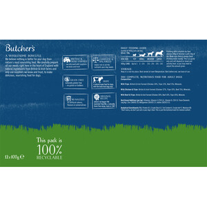 Butchers Tripe Loaf Recipes Dog Food Tins - 12 by Butcher's