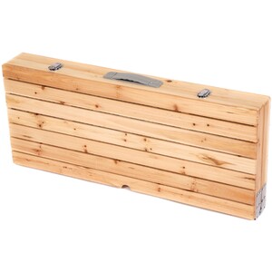 Portable Wooden Folding Outdoor Picnic Table and Bench Set 4 Seats by Oypla