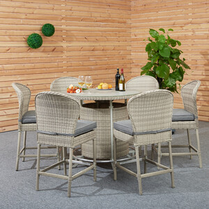 Cambridge 7 Piece Bar Set - Natural by Malay Deluxe