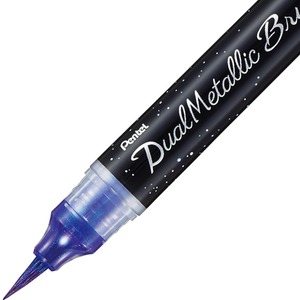 Pentel Arts - Dual Metallic Brush Pen - Metallic Ink - Single Pen by Pentel