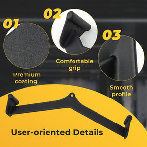 LAT Pulldown Attachment Set - Black by Costway