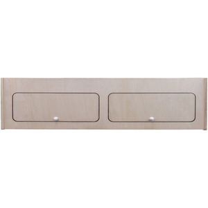 Overhead Camper Van Cabinets - Natural / 120 x 30 x 30 cm / Plain by Monster Shop