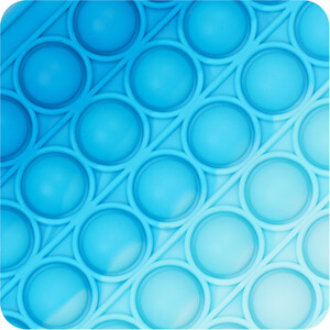 Silicone Popper Pencil Case - Blue by i-doodle