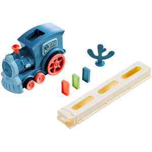 Kidkid Creative Domino Laying Train Toy with Light by Kidkid
