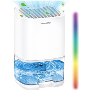 Dehumidifier Ultra Quiet with Washable Filter - White