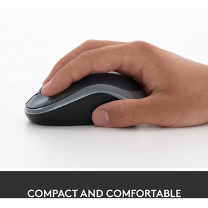 Logitech Wireless Optical Mouse - Grey / M185 Grey by Logitech